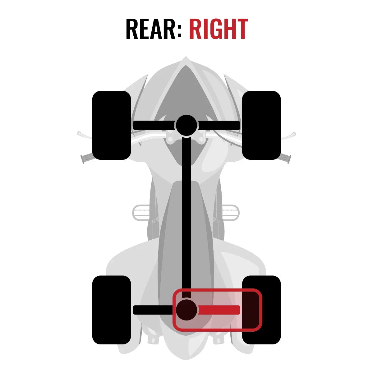 Sixity XT Rear Right Axle suitable with Can-Am Outlander MAX 1000 2015 - EFI LTD 4X4