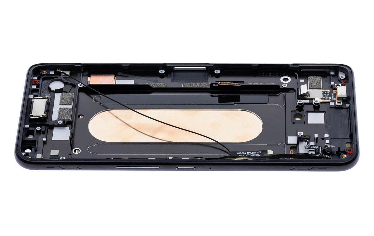 Replacement OLED Assembly With Frame suitable For  ROG Phone 2 (ZS660KL) (Refurbished) (Matte Black)