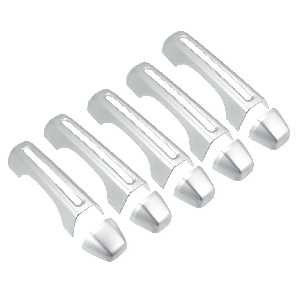 Silver Tone Door Handle Trim protector Kit and Tailgate Handle protector for Jeep Wrangler JL JLU  2 & 4 Doors 2018-2021