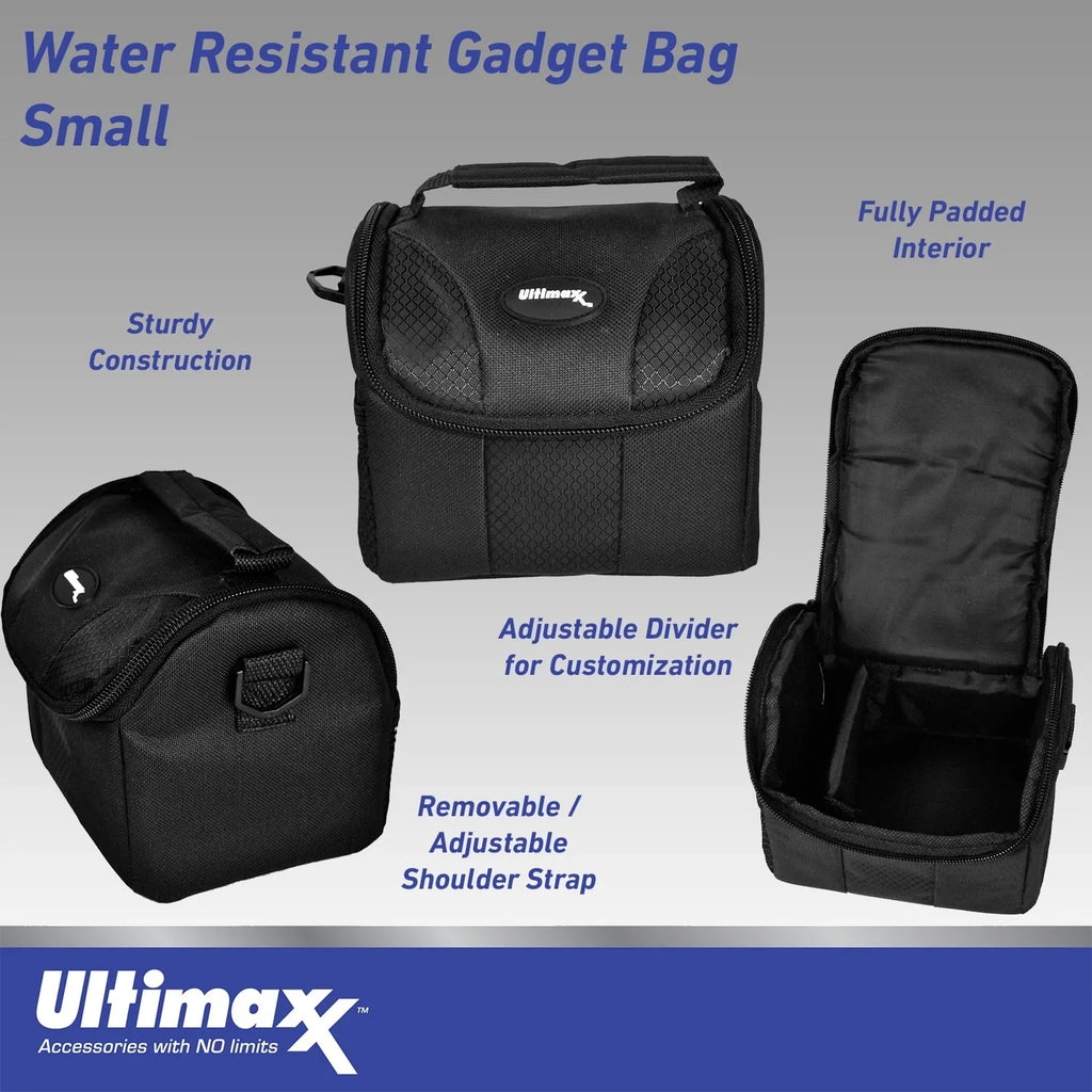 Ultimaxx Starter  ZV-1F Camera Bundle (White) - Includes: 64GB Ultra Memory Card, Replacement Battery, Protective UV Filter & More (15pc Bundle)