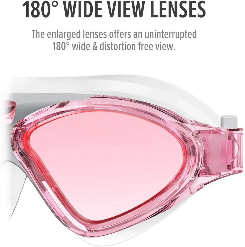 OutdoorMaster Swim Mask - Wide View Swimming Mask & Goggles Anti-Fog Waterproof