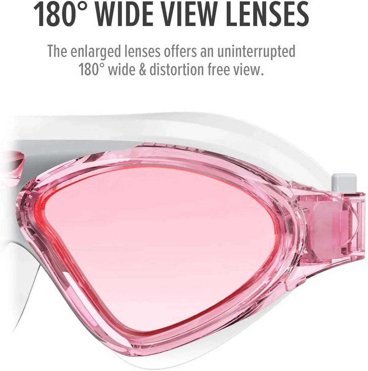 OutdoorMaster Swim Mask - Wide View Swimming Mask & Goggles Anti-Fog Waterproof