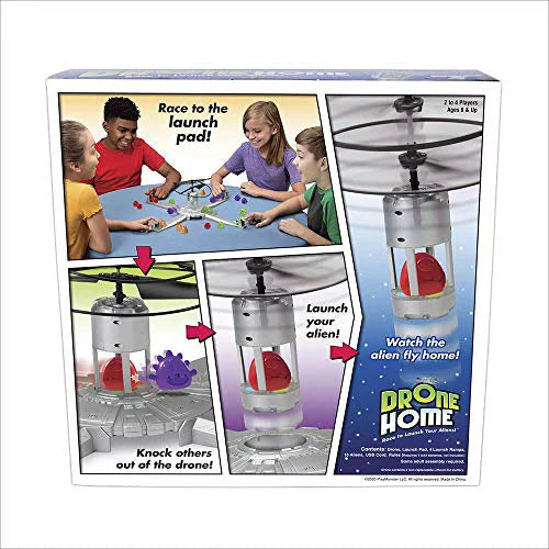 Drone Home - First Ever Game With A Real, Flying Drone - top-notch, Family Fun! - For 2-4 Players - Ages 8+