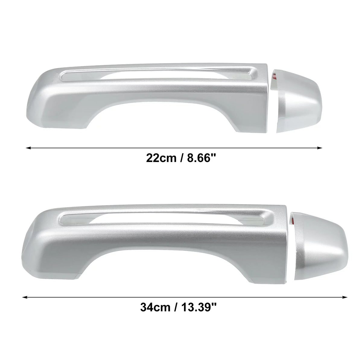 Silver Tone Door Handle Trim protector Kit and Tailgate Handle protector for Jeep Wrangler JL JLU  2 & 4 Doors 2018-2021