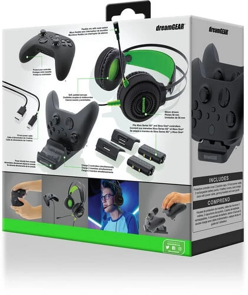 Dream Gear DGXBX-7601 Gamer's Kit XBOX Series XS Essential Accessories  [GAMES ACCESSORIES]
