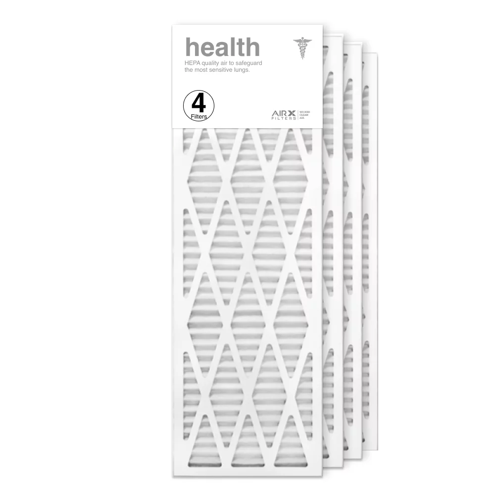AIRx Filters 12x36x1 Air Filter MERV 13 Pleated HVAC AC Furnace Air Filter, Health 4-Pack Made in the USA