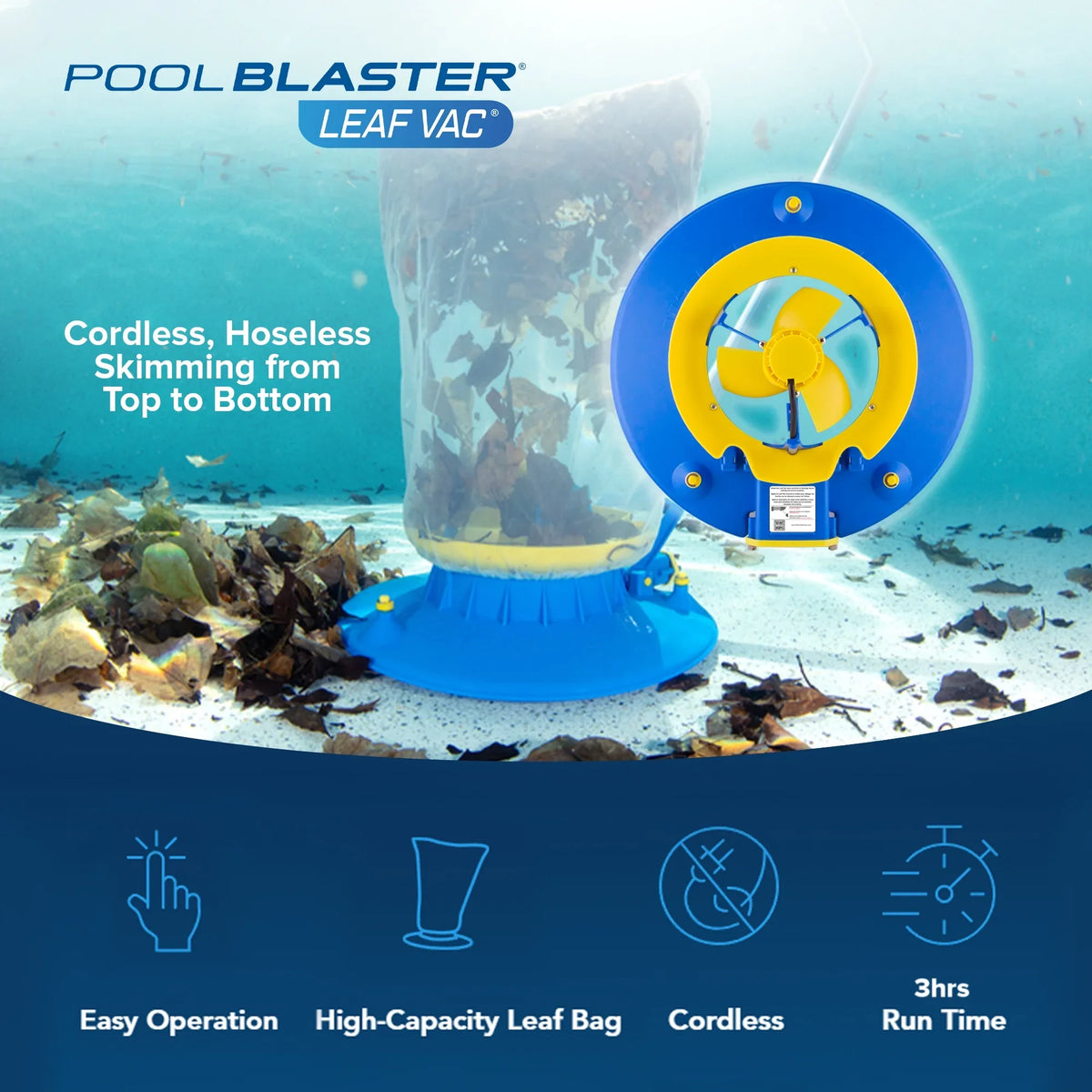 moisture Tech WTB11A0000 Leaf Eater Vacuum Battery Operated