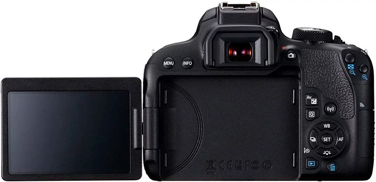 EOS 800D Rebel T7i DSLR Camera w/EF-S 18-55mm F/4-5.6 is STM Zoom Lens + 128GB Memory + Case + Tripod + Filters 36pc Bundle