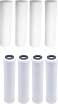 Replacement Filter Kit matching With Watts WP2-BVC RO System - Includes Carbon Block Filter & PP Sediment Filter
