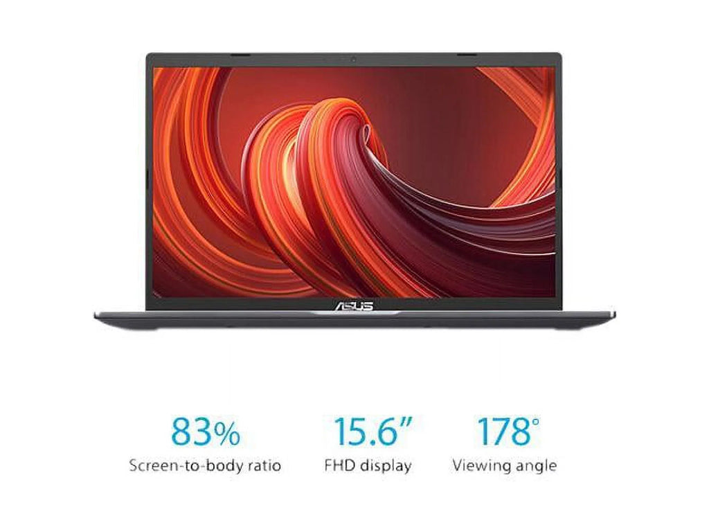 VivoBook 15 F515 Thin and Light Laptop, 15.6" FHD Display, Core i7-1165G7 Processor, Iris Xe Graphics, 8GB DDR4 RAM, 512GB SSD, Fingerprint, Windows 11 Home, Slate Grey, F515EA-DH75