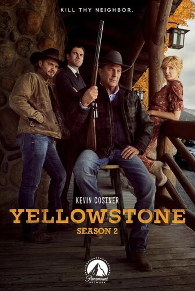 Yellowstone Complete Seasons 1 2 3 4 Kevin Costner 17 DVD Set 39 Episodes Includes Glossy Print Yellowstone Art Card