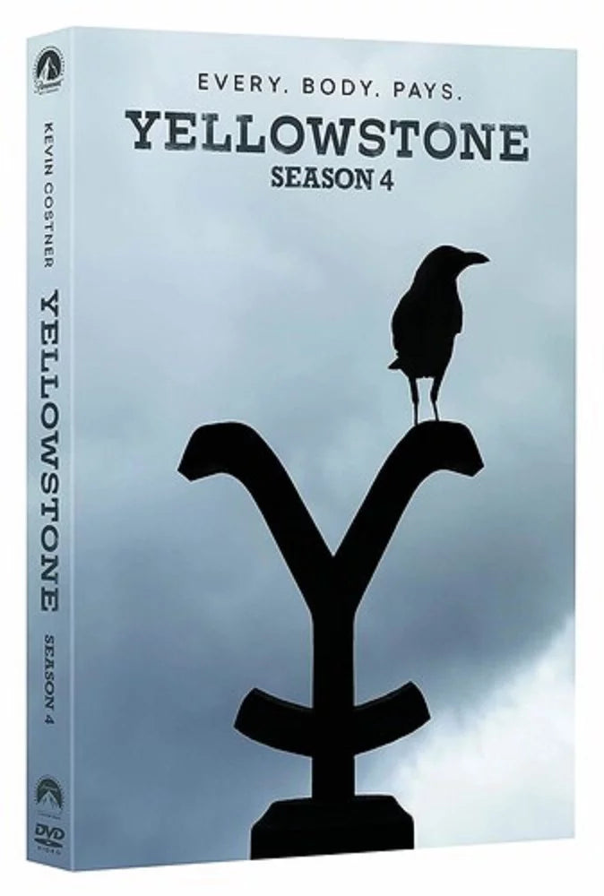 Yellowstone Complete Seasons 1 2 3 4 Kevin Costner 17 DVD Set 39 Episodes Includes Glossy Print Yellowstone Art Card