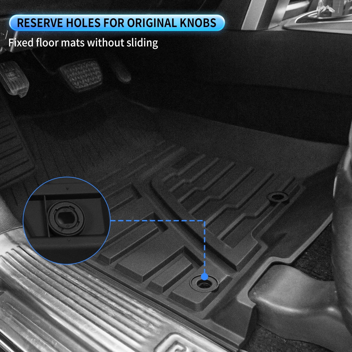 Floor Mats appropriate with  4Runner 2013-2023 Trunk Mat Cargo Liner Cargo Mat All elements Trunk Liner 2022 4 Runner Accessories (Trunk Mat+Floor Mats,Fit W/Sliding Tray)