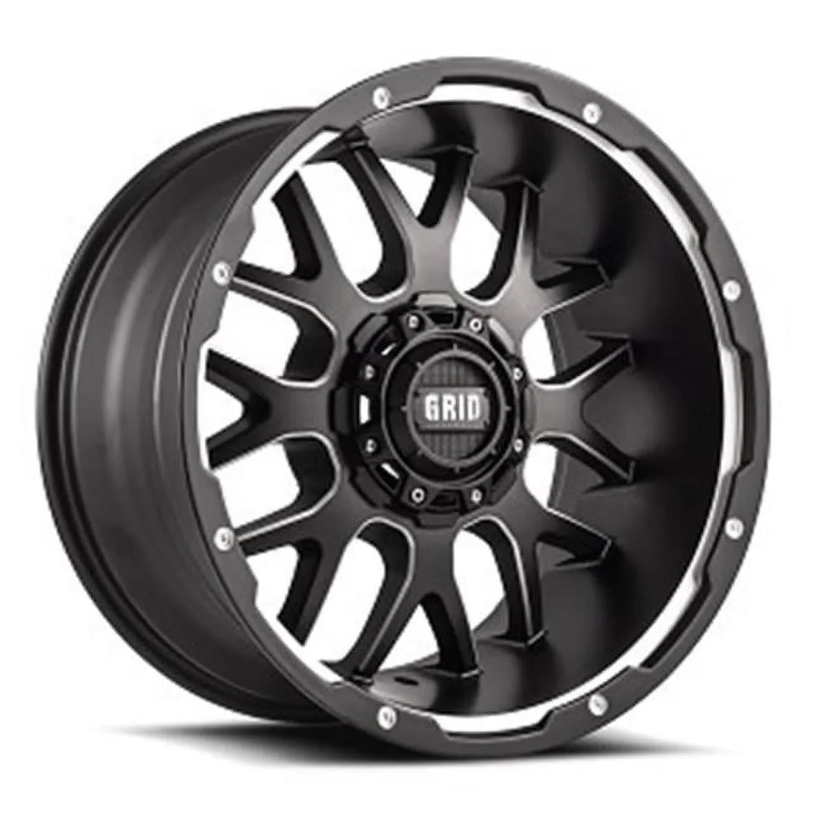 Chrome Insert Wheel. Grid Wheels 4A18090CIN GD04A 18 x 9 in