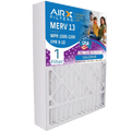 16x28x6 Air Filter MERV 13 Comparable to MPR 1500 - 2200 & FPR 9 suitable with Aprilaire 401 Premium USA Made 16x28x6 Furnace Filter 1 Single Filter by AIRX FILTERS WICKED CLEAN AIR.
