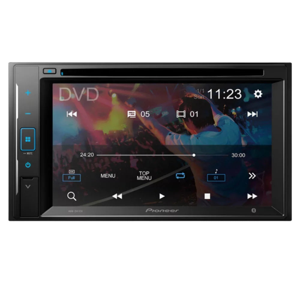 KIT4860 Bundle for 2002-2009 Chevy Trailblazer W/ Pioneer AVH-241EX Double DIN Car Stereo with Bluetooth/Backup Camera/Installation Kit/in-Dash DVD/CD AM/FM 6.2" Touchscreen Digital Media Receiver