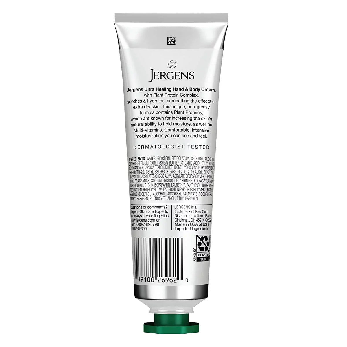 3 Pack Jergens Ultra Healing Extra Dry Skin Moisturizer 3.4 oz