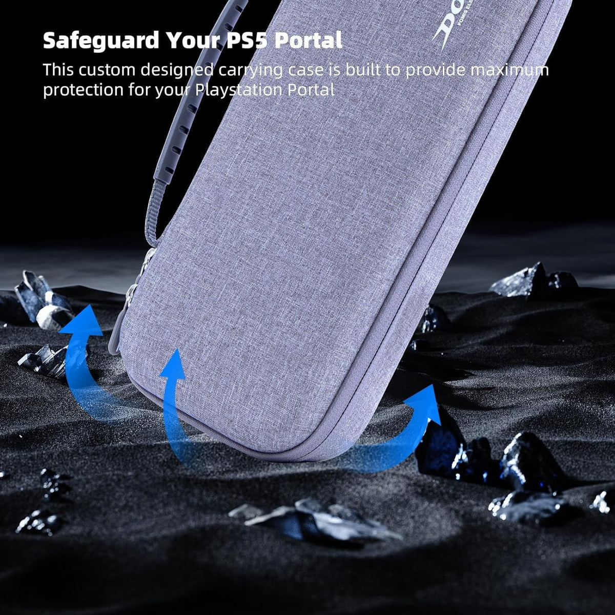 Kothab Carrying Travel Storage Case suitable with Playstation Portal Remote Player, Protective protector Case for PS5 Portal-Shockproof Anti-Scratch, Playstation Portal Accessories