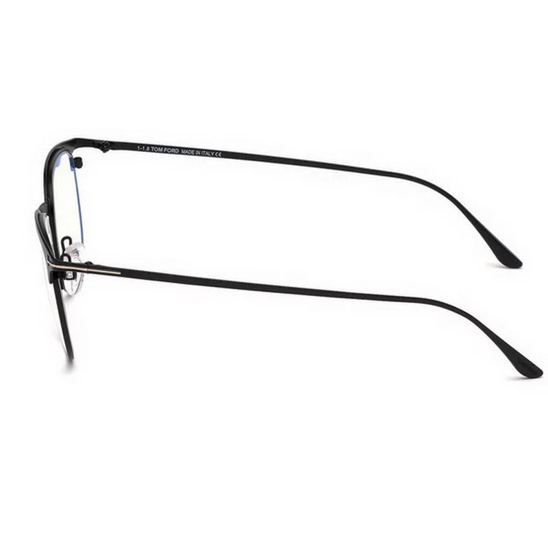 Eyeglasses Tom  FT 5549 -B 002 Matte Black Enamel, / Blue Block Lenses