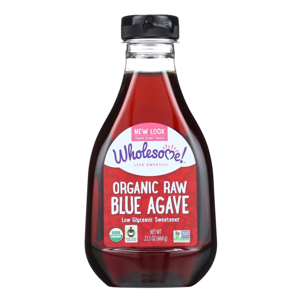 Wholesome Sweeteners Live Sweetly Organic Raw Blue Agave 23.5 fl oz Pack of 4