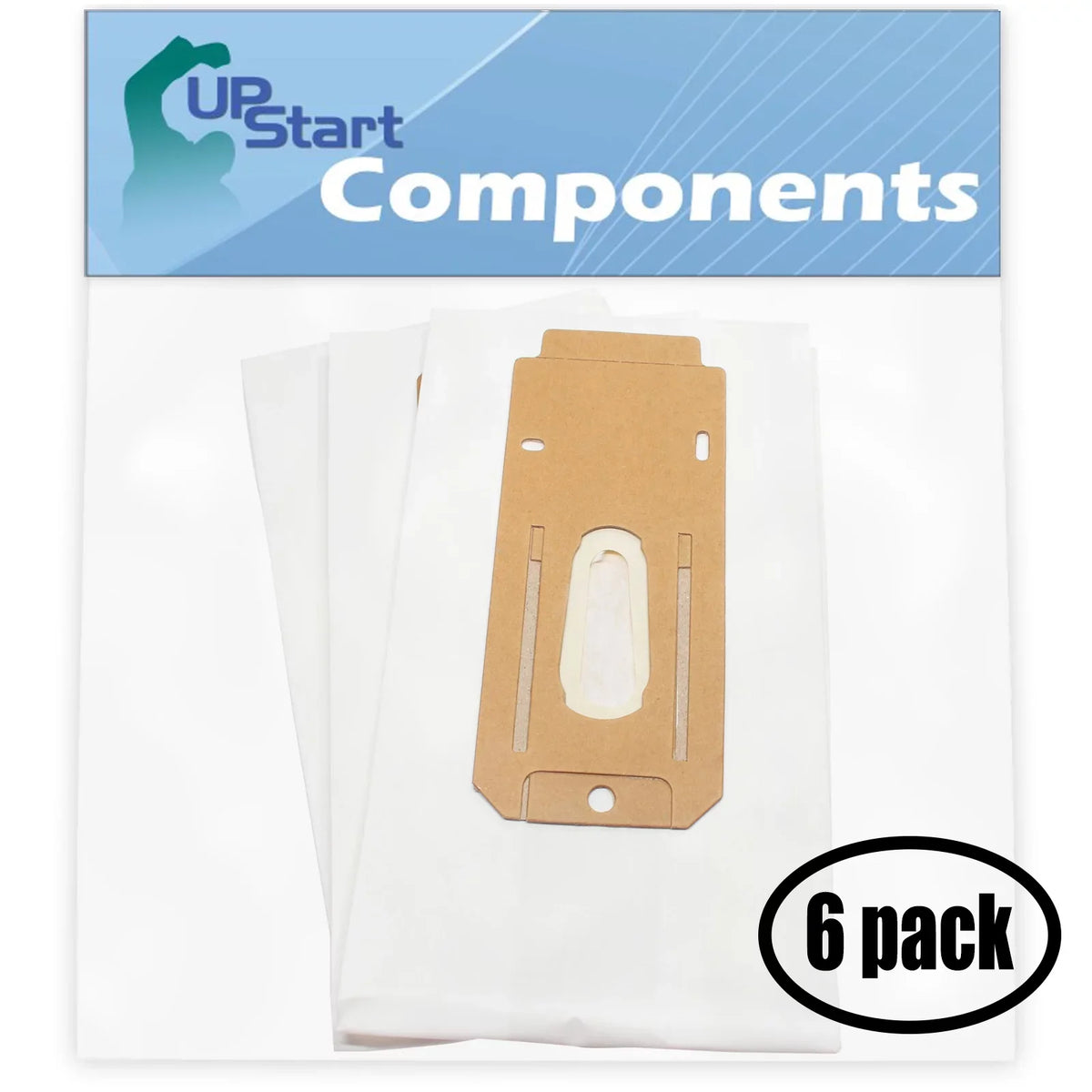 18 Replacement for Oreck XL21-600ECB Vacuum Bags - matching with Oreck CCPK8DW, Type CC Vacuum Bags (6-Pack, 3 Bags Per Pack)