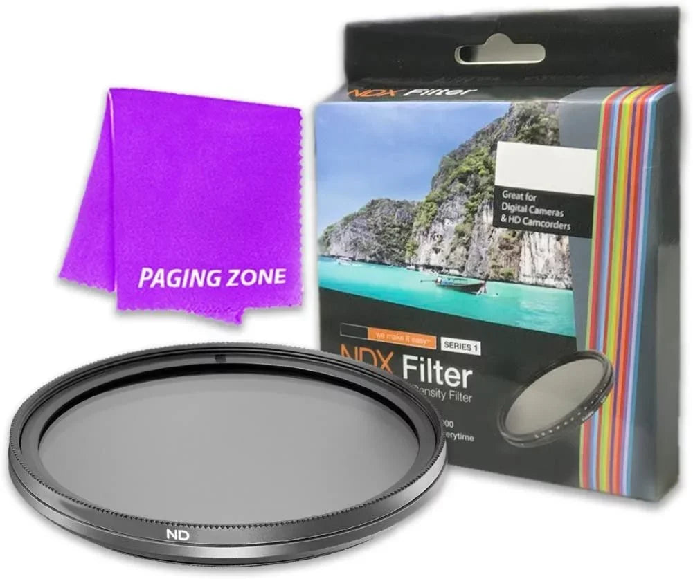 49mm NDX Variable Range Neutral Density Fader Filter Adjustable from ND2 - ND1000 for  Alpha NEX-5T