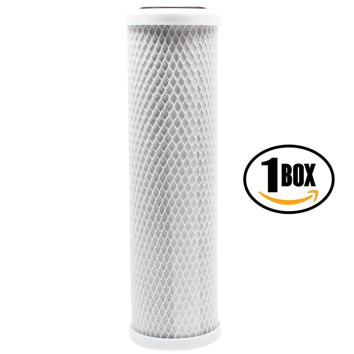 Box of Replacement for Expres liquid RO10DX Activated Carbon Block Filter - Universal 10 inch Filter for Express moisture 5 Stage Reverse Osmosis System - Denali Pure Brand