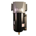 bowl Milton 3/4" NPT Metal Micro Filter with Automatic Drain. bowl 10 oz. Milton Industries 3/4" NPT Metal FRL Micro Filter, 10 oz