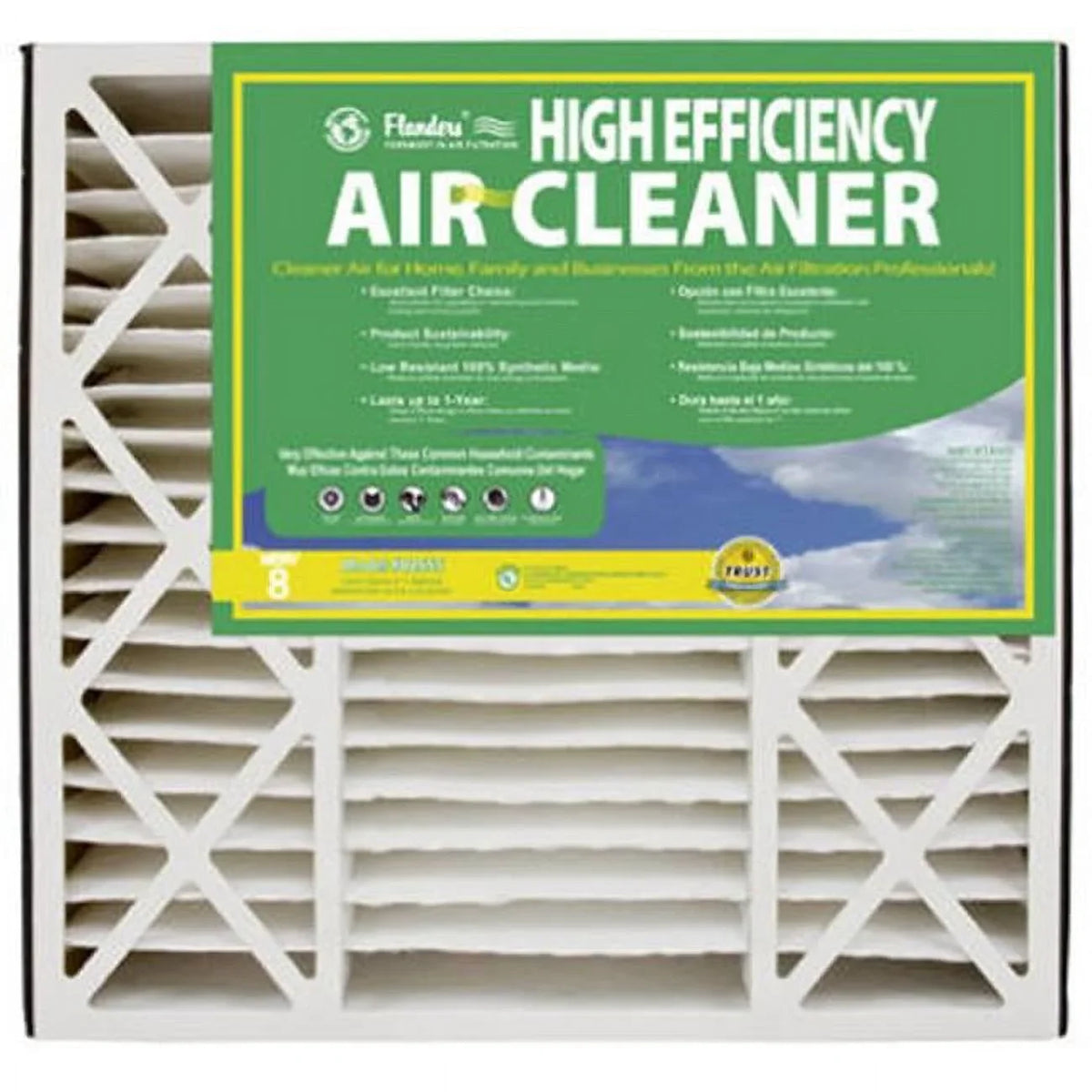 High Efficiency Residential Air Cleaner Cartridge - Pack Of 2. 82655.0452025 20 x 25 in