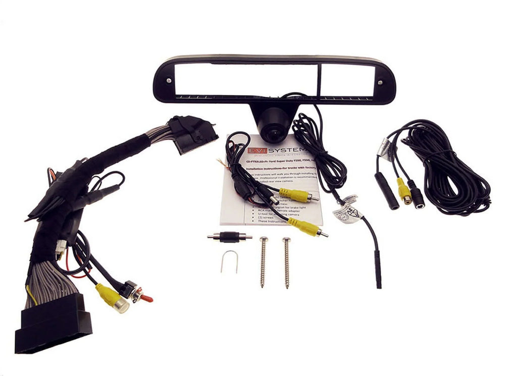 OE Fit 3rd Brake Light Camera Kit fits 2013-2016 ® Super Duty Trucks w Factory Camera and 8" Factory Display