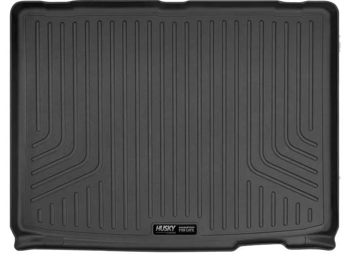 Husky by RealTruck Weatherbeater Series Cargo Liner Black appropriate with 07-12 Chevrolet Tahoe/07-12 GMC Yukon; w/ or w/o 3rd row Seat