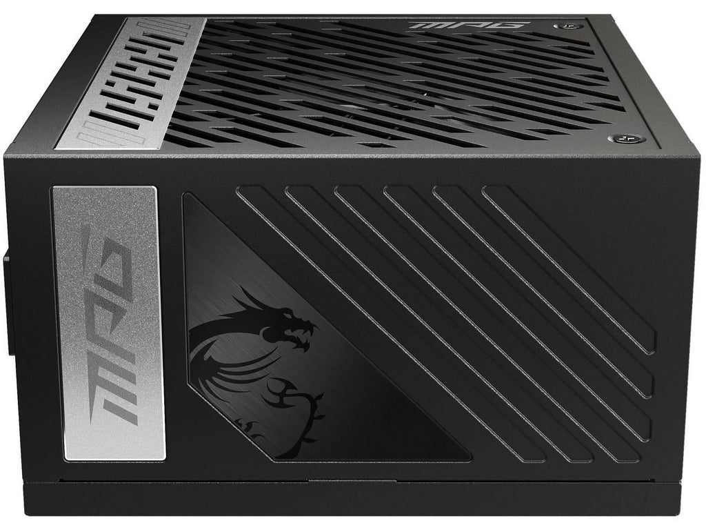 MSI - MPG A1000G PCIE 5.0, 80 GOLD Full Modular Gaming PSU, 12VHPWR Cable, 4080 4090 ATX 3.0 appropriate, 1000W Power Supply