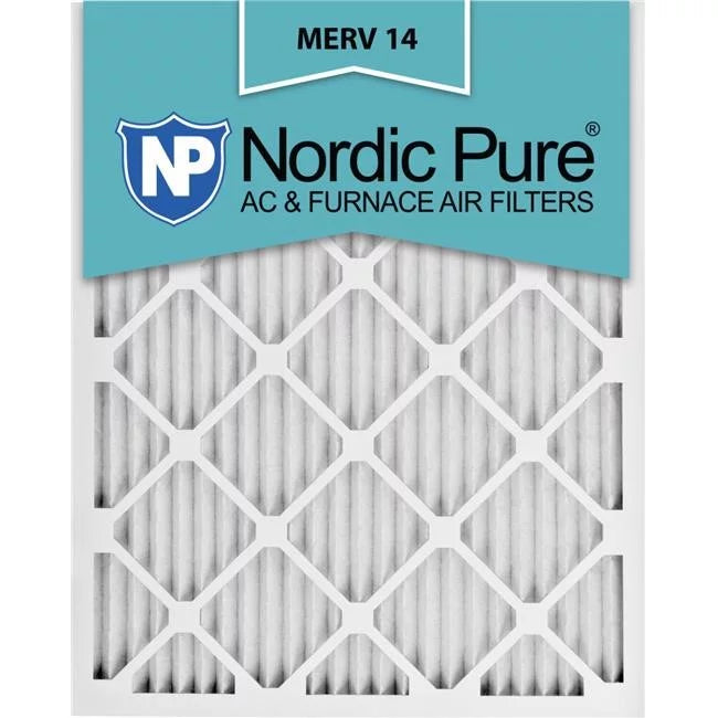 '- Pack of 6. Nordic Pure 13x24x1ExactCustomM14-6 Exact MERV 14 AC Furnace Filters, 13 x 24 x 1 in