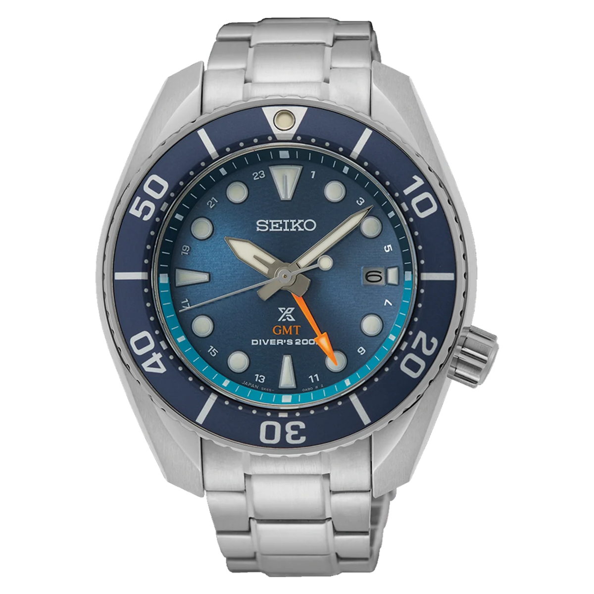 Seiko Prospex SFK001 Sea Sumo Solar GMT Blue