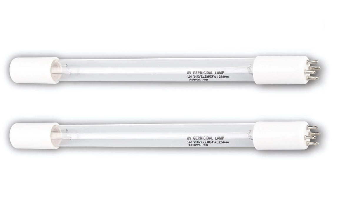 Bluonics (2pcs) 6W UV Replacement Bulb 4 Prong for our liquid Purifier Ultraviolet Light System
