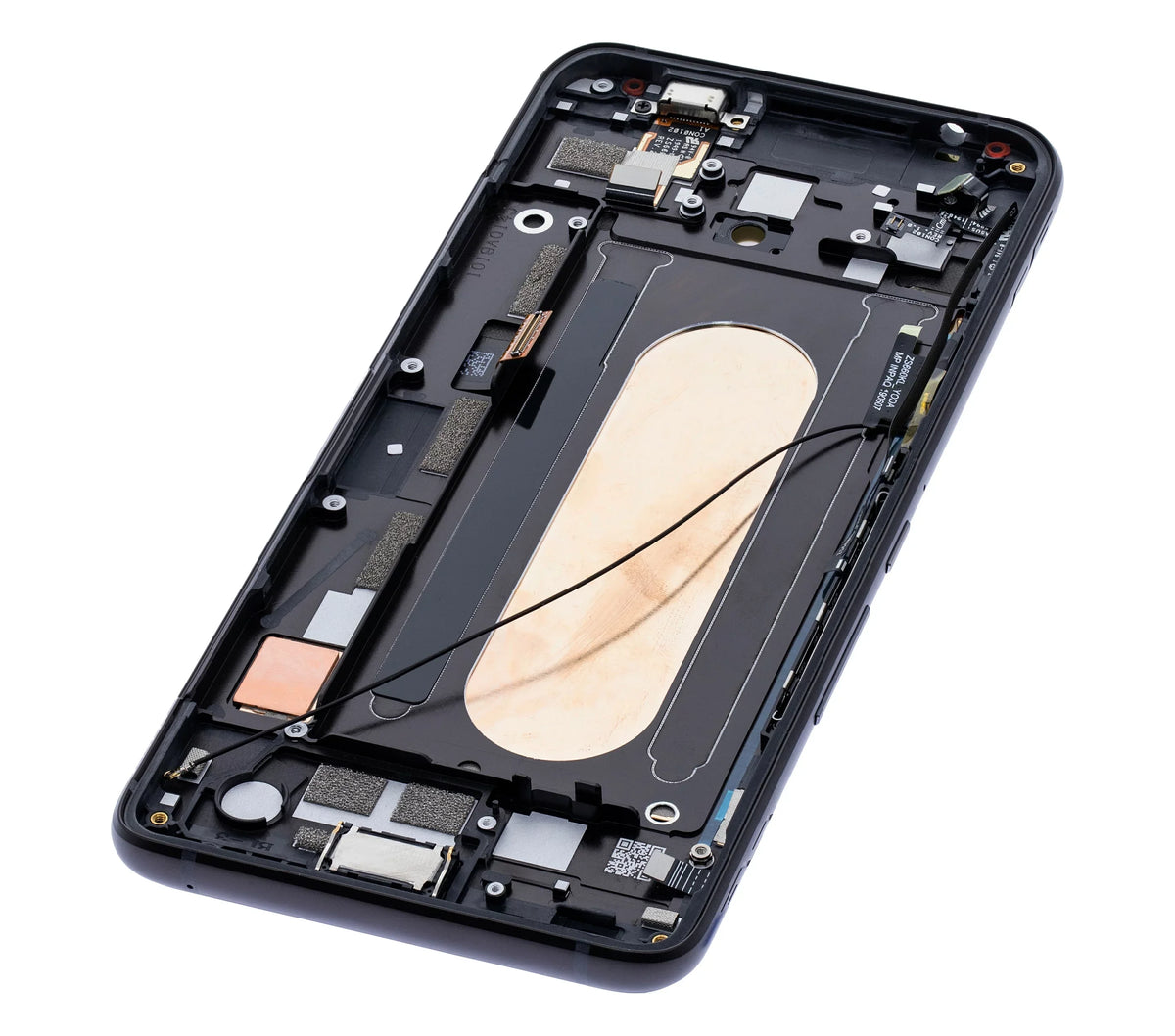 Replacement OLED Assembly With Frame suitable For  ROG Phone 2 (ZS660KL) (Refurbished) (Matte Black)