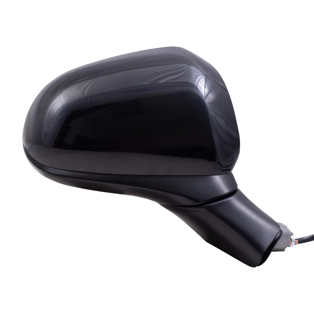 Brock Aftermarket Replacement Passenger Right Power Mirror Textured Black without Heat-Signal-Camera matching with 2019 Hyundai Santa Fe