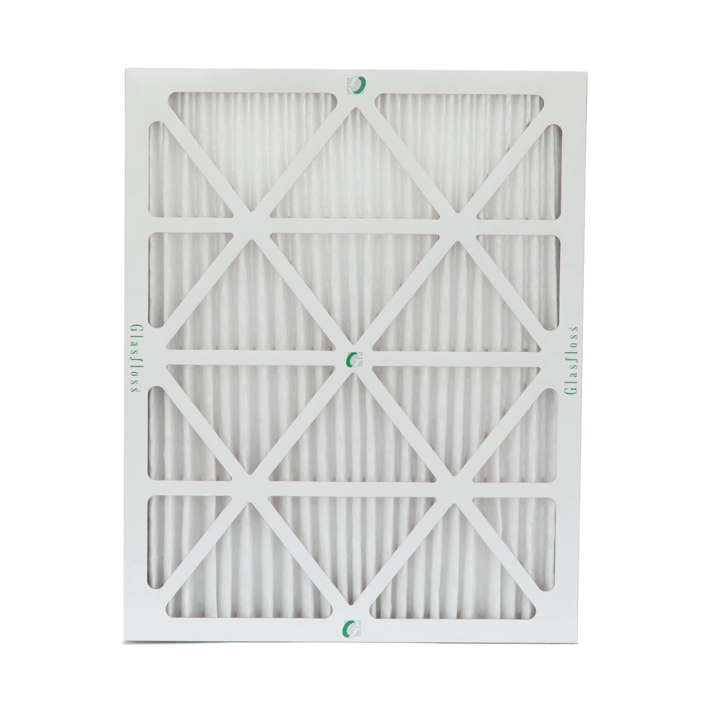 Actual Size: 15-1/2 x 19-1/2 x 1-3/4. 3 Pack of 16x20x2 MERV 10 Pleated 2" Inch Air Filters by Glasfloss