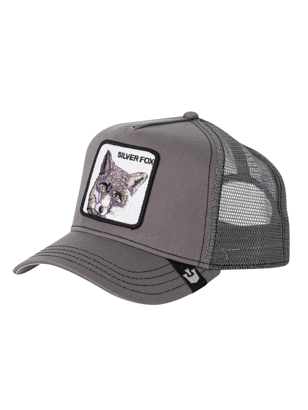 The Silver Fox Trucker Cap, Grey. Goorin Bros