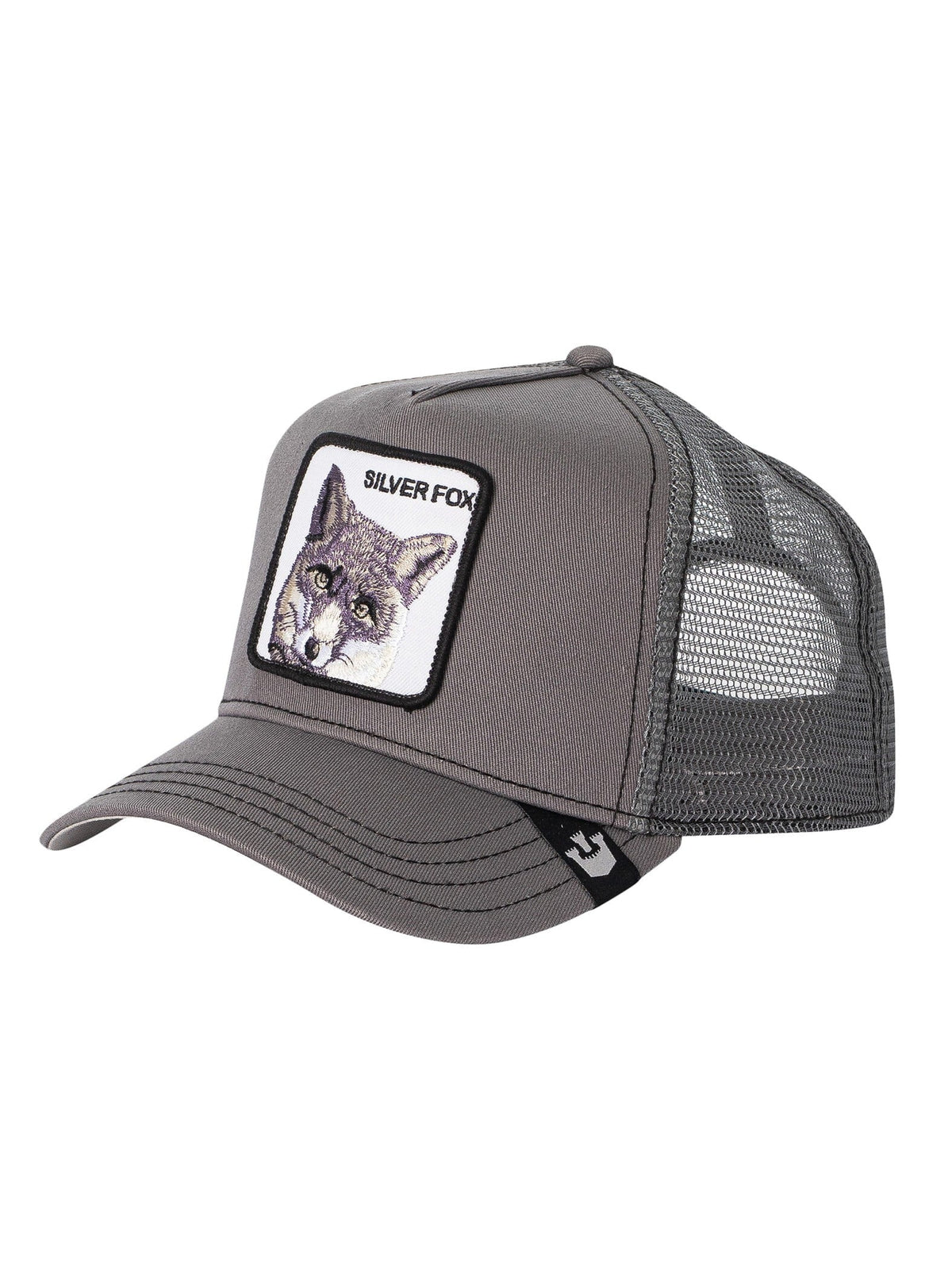 The Silver Fox Trucker Cap, Grey. Goorin Bros