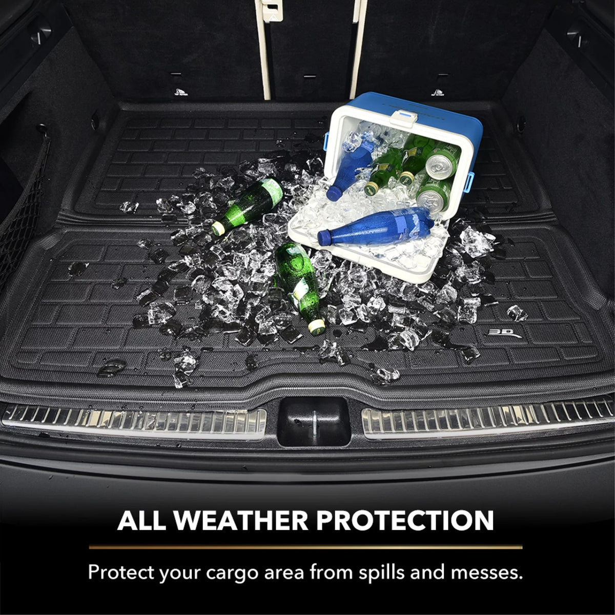 3D MAXpider KAGU Cargo Liner (BLACK) suitable with  CAMRY 2015-2017 - Cargo Liner