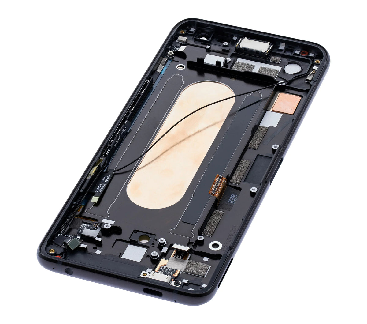 Replacement OLED Assembly With Frame suitable For  ROG Phone 2 (ZS660KL) (Refurbished) (Matte Black)