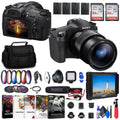 Cyber-shot DSC-RX10 IV Digital Camera + 4K Monitor + Rode VideoMic + More