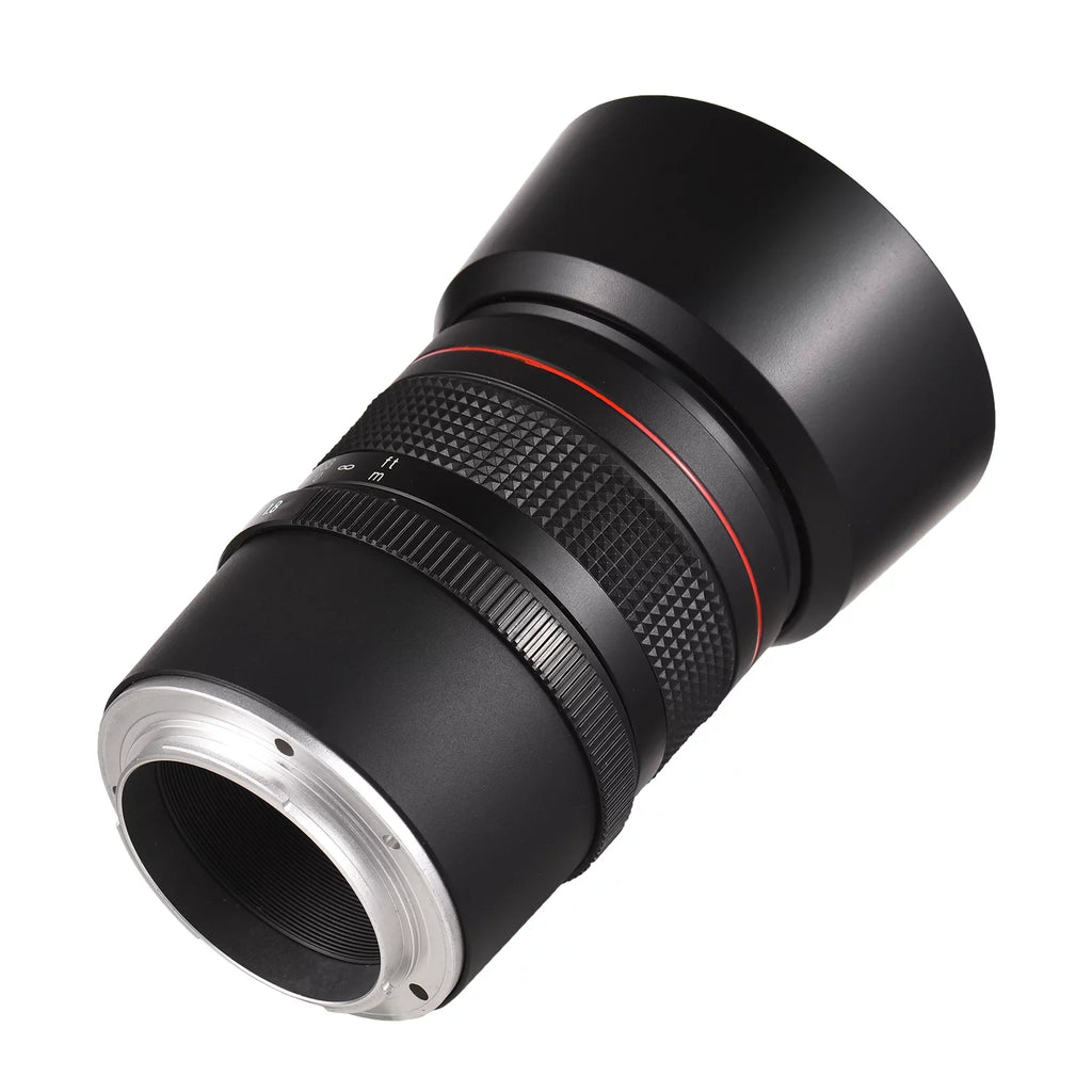 Andoer 85mm F1.8 Medium Telephoto Manual Focus Lens with Large Aperture, Suitable for  A7 Series, A9, A6400, A6500, A6300, A6000, A5100 Cameras
