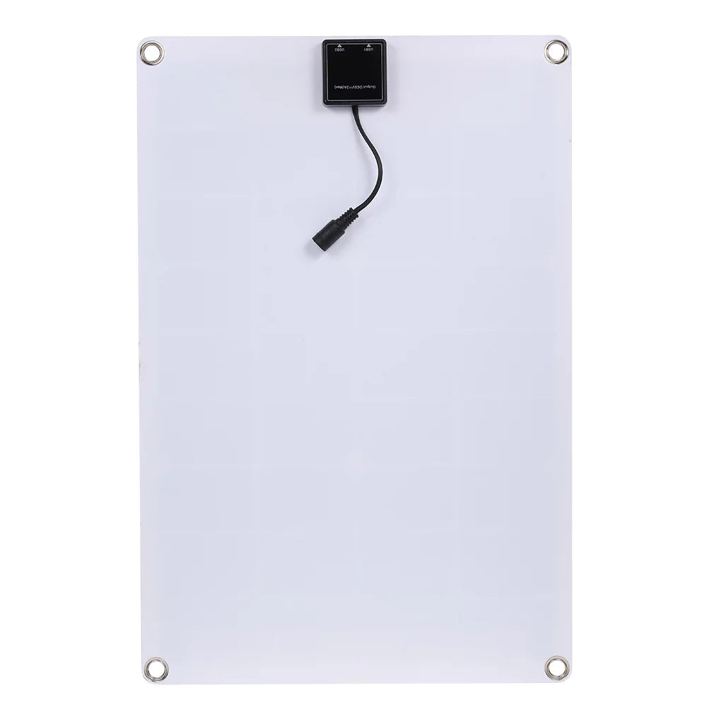 50W DC 5V/18V Dual Output Solar Panel with 2 USB Ports & Car Charge IP65 aqua Resistance /24V Solar Charge Controller PWM Intelligent Regulator