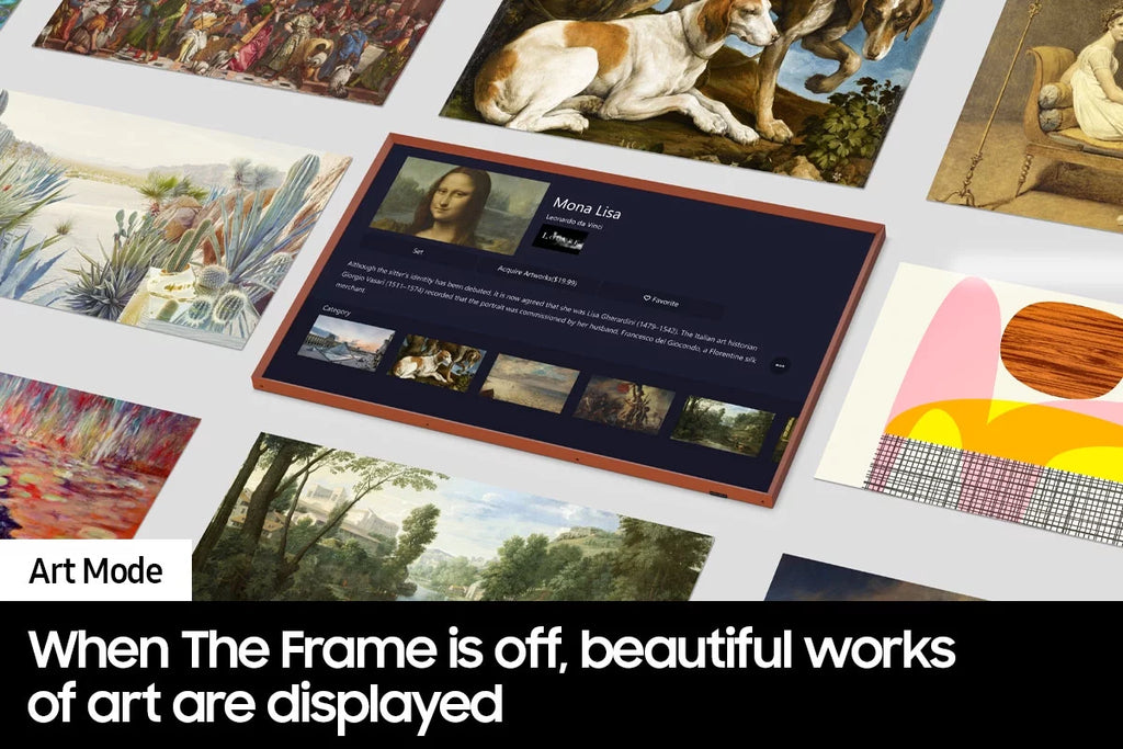 85-Inch Class QLED 4K LS03B Series The Frame Quantum HDR Smart TV with a  85” The Frame Customizable Bezel for TV, Modern White, VG-SCFA85WTBZA (2022)