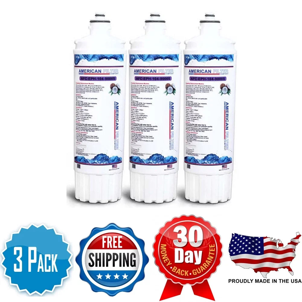 AFC Brand , aqua Filters , Model # AFC-EPH-300-12000SK , matching with EverPure® EV9270-71 - 3 Filters - Made in U.S.A.