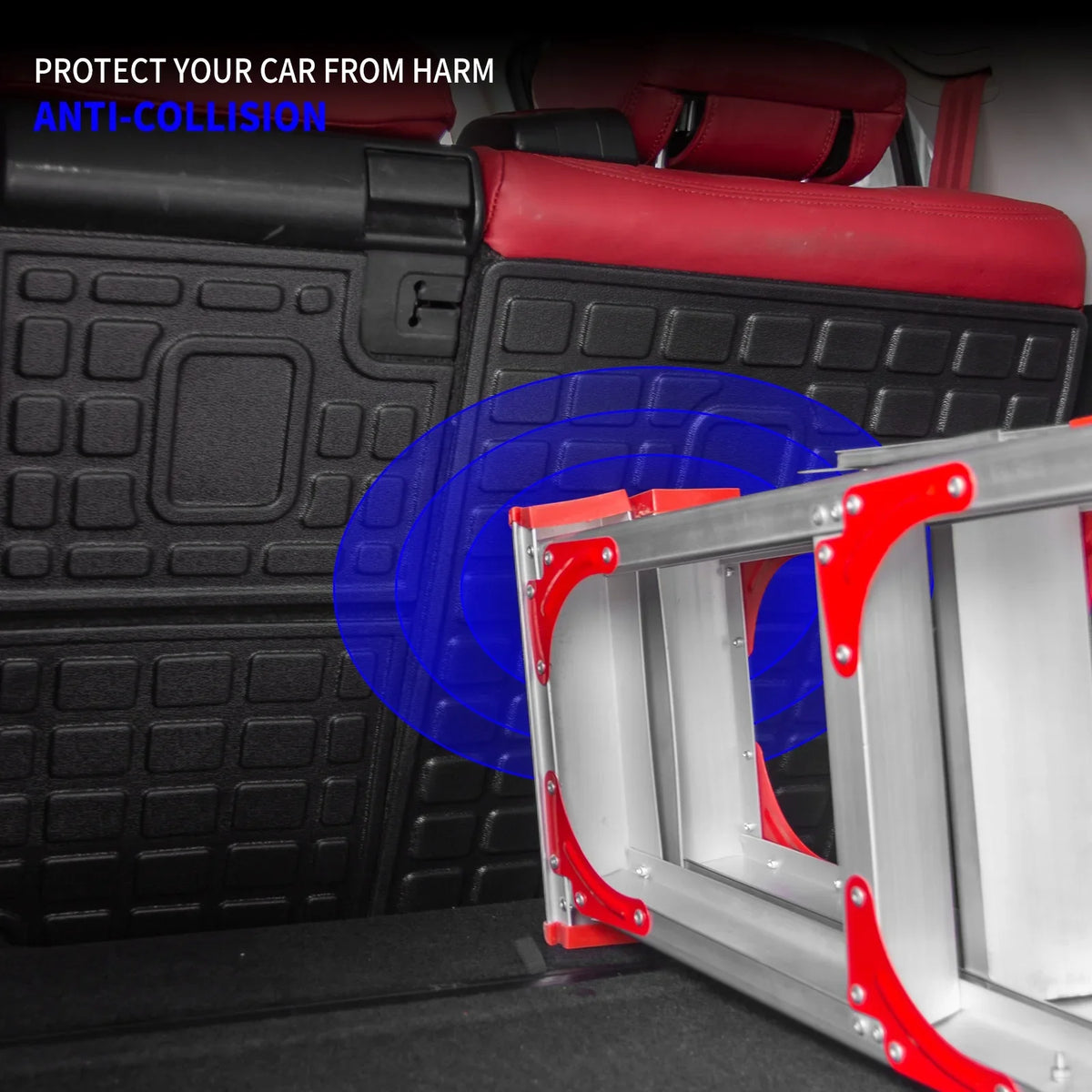 Fit 2010-2023  4Runner Trunk Mat Cargo Mat Cargo Liner Back Seat protector Protector 2022  4 Runner Accessories (Trunk Mat + Backrest Mats,Fit Without Sliding Tray)