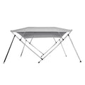 Long Gray. New Pontoon Bimini Top craft wrap 4 Bow 54" H 67" - 72" W 8 ft