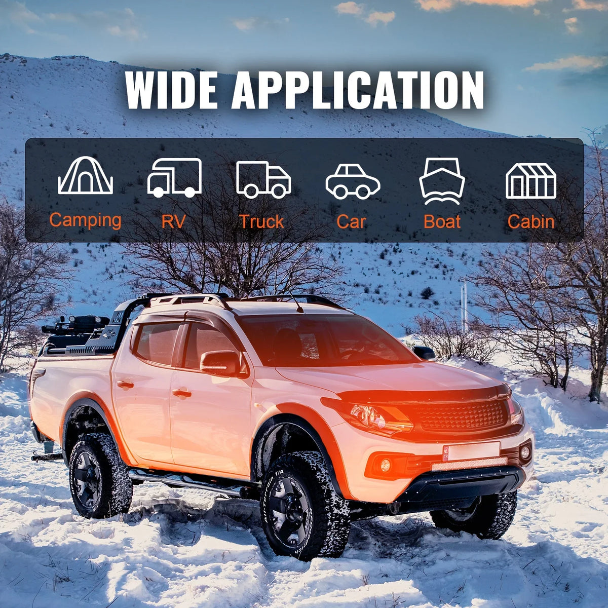 SKYSHALO 8kW Diesel Air Heater, Bluetooth App Controlled All-in-One Diesel Heater with Auto Height Adjustment, Remote Control and LCD, Portable Parking Heater for Home RV Trailer Camper Van craft
